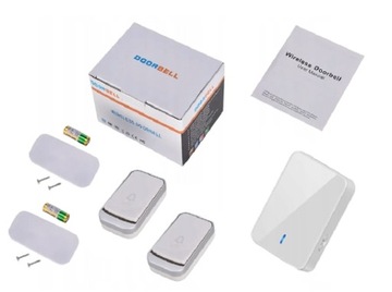 БЕСПРОВОДНОЙ ЗВОНОК ДЛЯ ВОРОТ НА АККУМУЛЯТОРЕ, 2 КНОПКИ