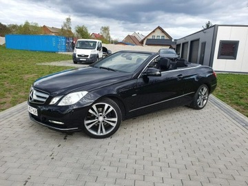 Mercedes Klasa E W212 Kabriolet 200 CGI BlueEFFICIENCY 184KM 2011 Mercedes E 200 Kabriolet Avantagrde FULL OPCJA