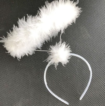 НАБОР ANGEL WINGS HALO ANGEL БЕЛАЯ ПОВЯЗКА НА ГОЛОВУ