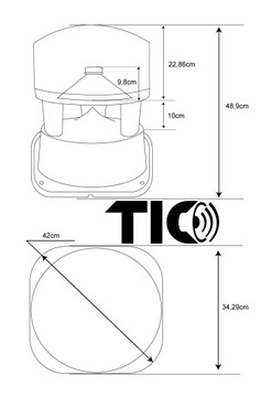 ВНЕШНИЙ Водонепроницаемый динамик TIC С Bluetooth 5.0