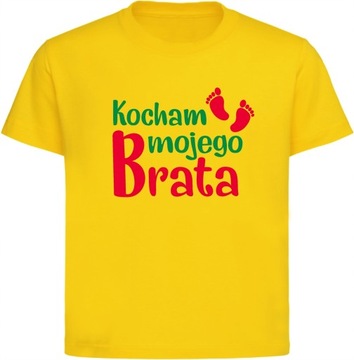 Футболка, футболка - Я люблю своего брата, микс цветов, размер 104.