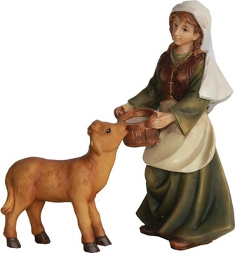 Gospodyni z cielakiem- do figur o wysokości 7cm