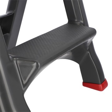 CURVER 155160 СКЛАДНОЙ ТАБУРЕТ ГРАФИТ до 150 КГ