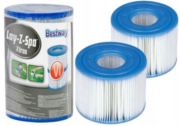 60311 2x ФИЛЬТР BESTWAY ДЛЯ НАСОСОВ СПА-ДЖАКУЗИ ТИП VI