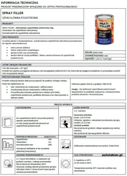 MULTI FULLER 1 кг высоконаполненного наполнителя для стали ALU 433