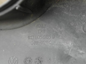 AUDI A3 8P 1.6 8V MPI BSE FACELIFT SÁNÍ FILTRU VZDUCHU 1K0805962 1K0805965D