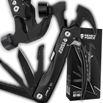 MULTITOOL Narzędzie Wielofunkcyjne RENEW FORCE Zestaw 12 Narzędzi SCYZORYK