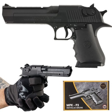 PISTOLET METALOWY NA KULKI DIESERT EAGLE ASG IMITACJA BRONI NA KULKI 6MM