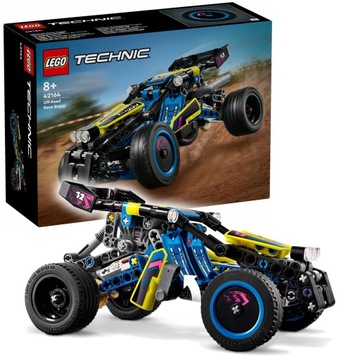 LEGO Klocki Technic 42164 Wyścigowy łazik terenowy Technics wyścigówka Bagi