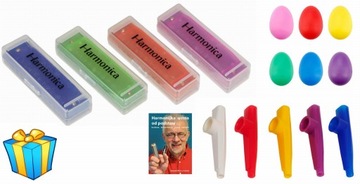 HARMONIJKA USTNA + KAZOO + SAMOUCZEK + GRATIS !