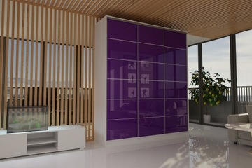 КАСПИЙСКИЙ 3D ШКАФ 210х250 - БЕЛЫЙ - ЛАКОБЕЛЬ