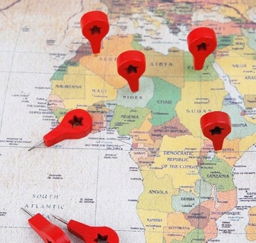 Булавки в виде маркеров Google Maps, 40 шт.
