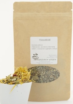 TRAWIENIE 100 g herbata ziołowa - mięta, kolendra.
