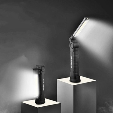 МОЩНАЯ ЛАМПА СКЛАДНАЯ ЛАМПА ДЛЯ МАСТЕРСКОЙ СВЕТОДИОДНАЯ COB МАГНИТ USB СКЛАДНАЯ ЛАМПА