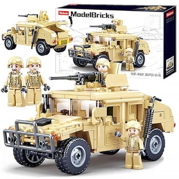 HUMMER 0837 wojsko klocki bronie figurki broń płytka armia wojskowe auto