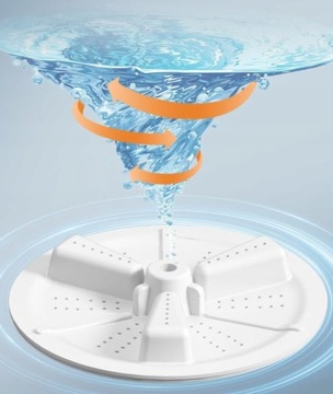 Портативная дорожная стиральная машина MINI 10 л, складная, автоматическая для путешествий