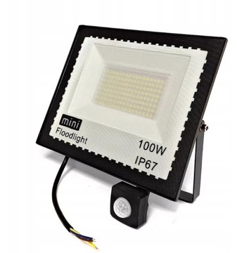 Halogen LED CZUJNIK RUCHU 100W