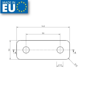 Расстояние адаптера фаркопа (+125 мм) для Ford F-150 1997-2020 гг.