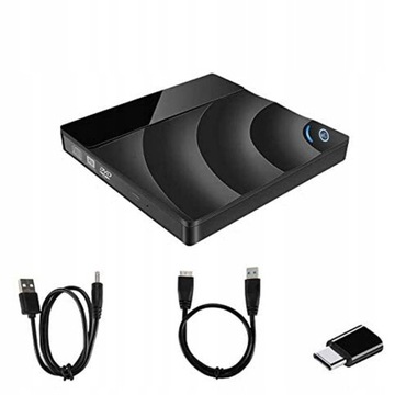Zewnętrzna Nagrywarka Przenośna Dotykowa DVD USB 3