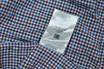 GANT Koszula Męska w Kratkę Gingham Regular / M