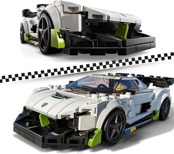 LEGO SPEED CHAMPIONS KOENIGSEGG JESKO SAMOCHÓD AUTO ZESTAW KLOCKI WYŚCIGOWY