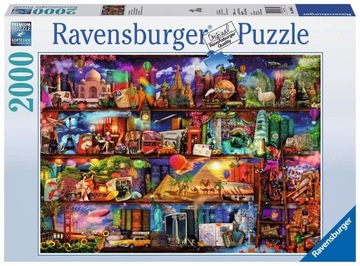 Puzzle ravensburger 2000 elementów Świat Książek 166855