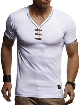 Leif Nelson T-shirt Koszulka Biała