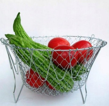 СТАЛЬНАЯ КОРЗИНА ДЛЯ ГОТОВКИ И ЖАРКИ 12 В 1