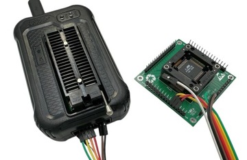 Płytka adapter uniwersalny QFP64 TQFP64 0.8mm 14x14mm ZIF MC68HC908 ATmega