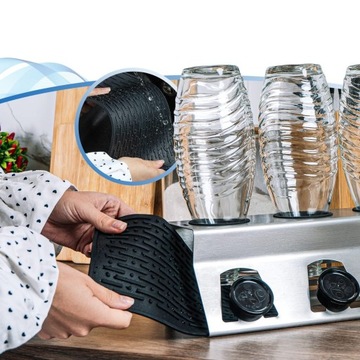 БУТЫЛКА-КАПЕЛЬНИЦА ДЛЯ САТУРАТОРА ПОТОКА СОДЫ, ПРЕДОХРАНИТЕЛЬ КОНДЕНСАТОРА СОДА.