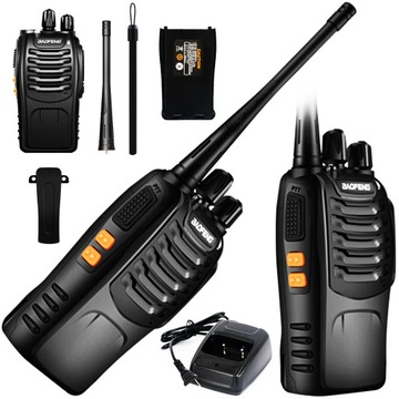 2x walkie talkie baofeng whalephone bf-888s pmr