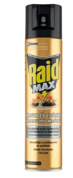 RAID MAX RYBIKI CUKROWE MRÓWKI KARALUCHY SPRAY