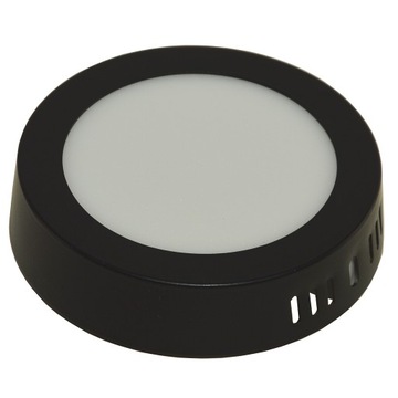 PLAFON LED 6W 230V 4000K CZARNY BOW