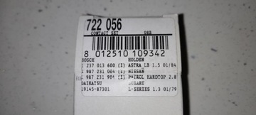 SADA KONTAKTU ROZDĚLOVAČ ZAPALOVACÍ BOSCH 1 987 231 004