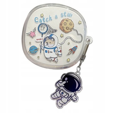 Чехол для беспроводных наушников с мультяшным рисунком