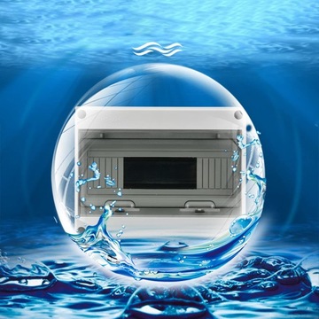 РАСПРЕДЕЛИТЕЛЬНАЯ КОРОБКА НАВЕРХНЕГО МОНТАЖА 12-МОДУЛЬНАЯ КОРОБКА ПРЕДОХРАНИТЕЛЕЙ IP65