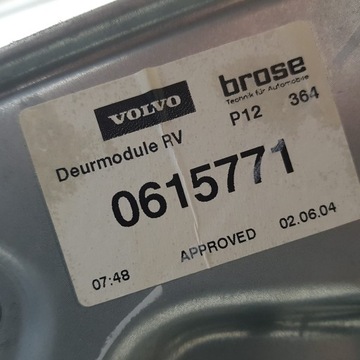 EL. MECHANIZMUS OKNO PRAVÝ PŘEDNÍ VOLVO V50 8679081