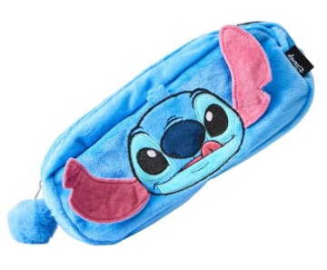 DISNEY STITCH. велюровий пенал що закривається на блискавці 23x10x6 см
