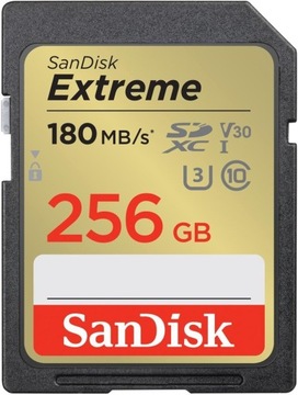 Карта памяти SANDISK Extreme SDXC 256 ГБ