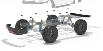 NISSAN XTERRA WD22 Лифт кузова 50 мм, лифт 2 дюйма