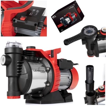 POMPA DO WODY HYDROFOROWA OGRODOWA POWIERZCHNIOWA SSĄCO-TŁOCZĄCA 3600 L/H