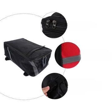 ЗАДНЯЯ СУМКА ДЛЯ ВЕЛОСИПЕДА КРАСНАЯ 28X32CM