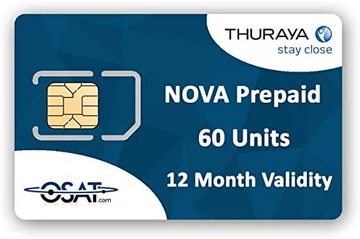 Karta SIM Thuraya Nova - 60 jednostek
