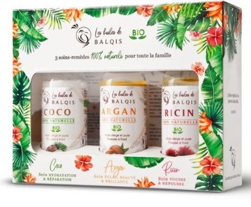 ZESTAW ŚWIĄTECZNY DOMOWE SPA OLEJE BIO BALQIS