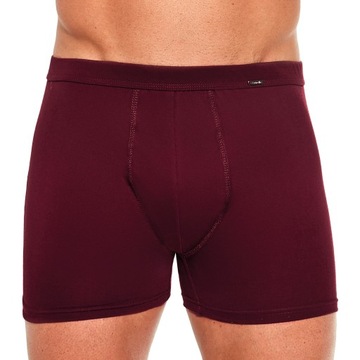 Bokserki męskie Cornette Authentic Perfect 220 bordowe claret r. M