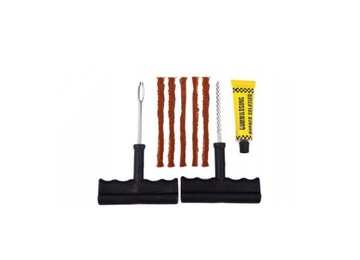 Zestaw naprawczy opon motocykl-owych sznury klej Quad ATV skuter kołek