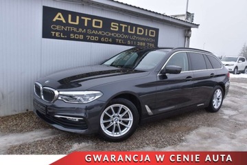 BMW Seria 5 G30-G31 Touring 520d 190KM 2019 BMW Seria 5 Kamera360 Head-Up Wirtual Digital-Key SkoryPamiec Asystenty, zdjęcie 39