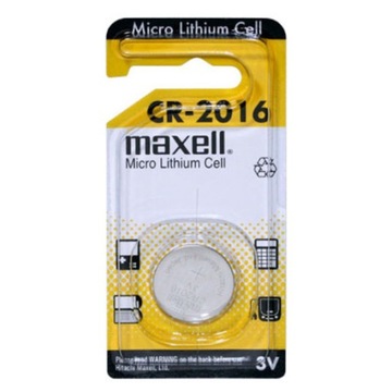 BATERIA - CR2016 - LITOWA - 3V - MAXELL - 1 SZTUKA