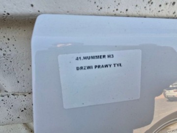 HUMMER H3 DVEŘE PRAVÝ ZADNÍ PRAVÉ