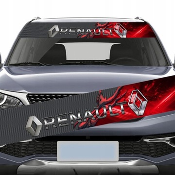 Naklejka na przedniej szybie do Renault